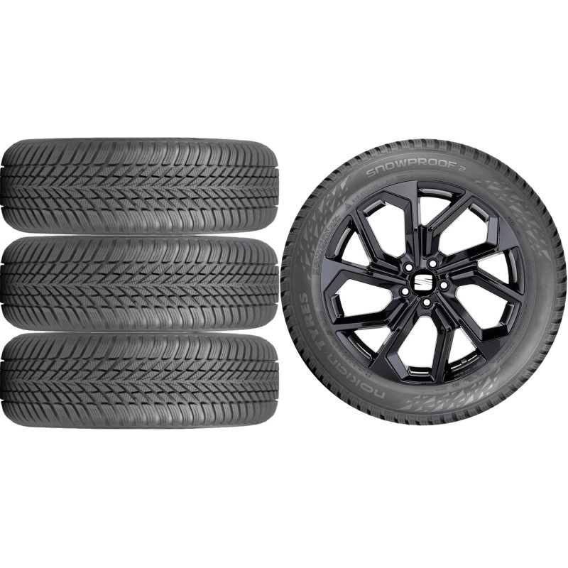 NOWE KOŁA ZIMA Seat Tarraco Nokian 235/50R19*10 NOWE KOŁA ZIMA Seat Tarraco Nokian 235/50R19*10
