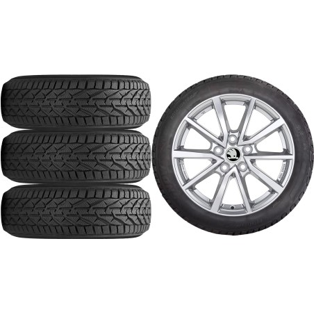 NOWE KOŁA ZIMA Skoda KodiaQ Riken 215/65R17