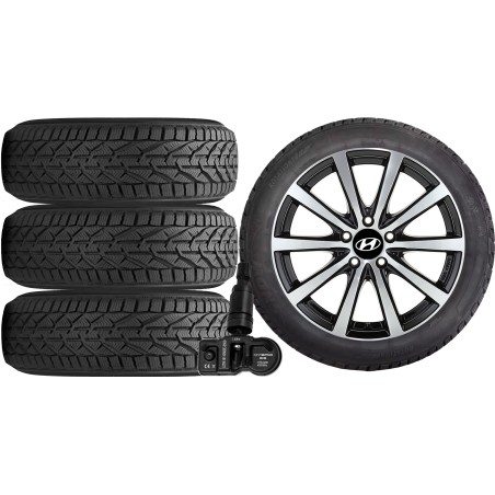 NOWE KOŁA ZIMA Hyundai i30 (PDE) Riken 225/45R17+TPMS*5