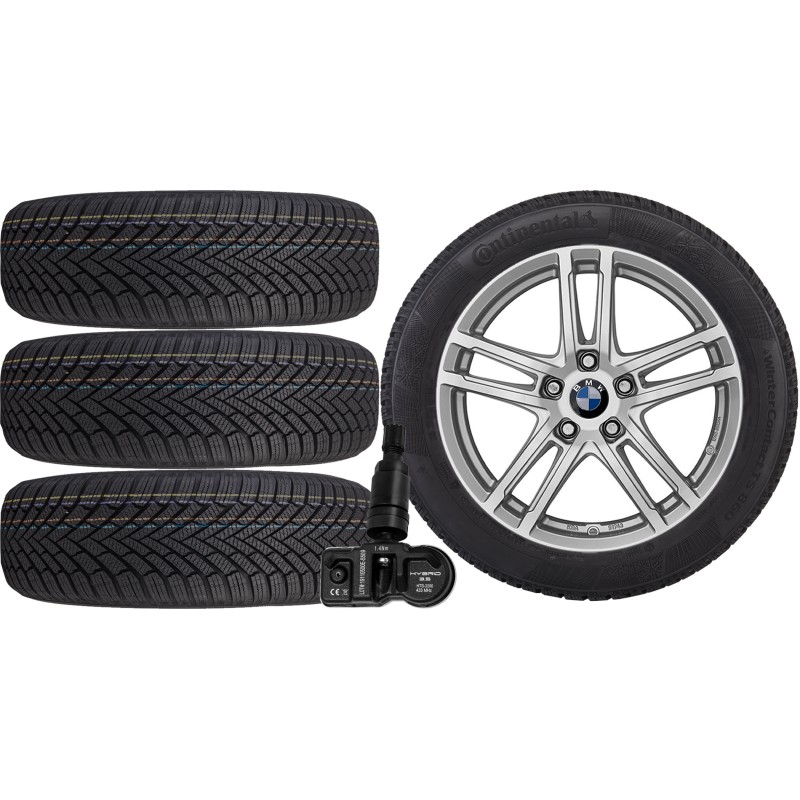 NOWE KOŁA ZIMA BMW 1 F40 F1H Continental 225/45R17+TPMS*14 NOWE KOŁA ZIMA BMW 1 F40 F1H Continental 225/45R17+TPMS*14