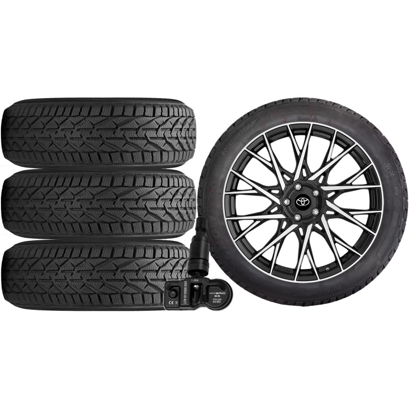 NOWE KOŁA ZIMA TOYOTA RAV 4 XA5 Riken 235/55R19+TPMS*6 NOWE KOŁA ZIMA TOYOTA RAV 4 XA5 Riken 235/55R19+TPMS*6