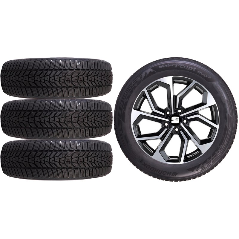 NOWE KOŁA ZIMA Seat Ateca Hankook 235/40R19*23 NOWE KOŁA ZIMA Seat Ateca Hankook 235/40R19*23