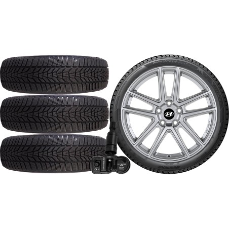 NOWE KOŁA ZIMA HYUNDAI TUCSON Hankook 225/55R18+TPMS*8