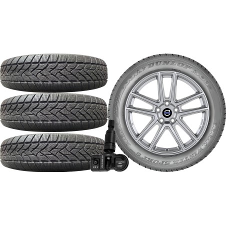 NOWE KOŁA ZIMA Volvo XC90 2 II GEN (L) Dunlop 235/55R19+TPMS*17