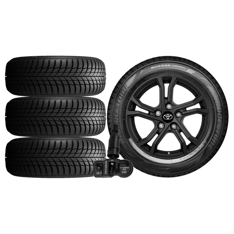 NOWE KOŁA ZIMA TOYOTA COROLLA XII 12 ZE1HE Bridgestone 205/55R16+TPMS*15 NOWE KOŁA ZIMA TOYOTA COROLLA XII 12 ZE1HE Bridgestone 205/55R16+TPMS*15