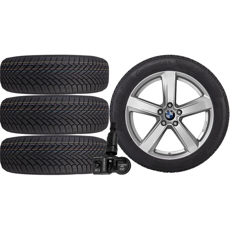 NOWE KOŁA ZIMA BMW 1 F40 F1H Continental 225/45R17+TPMS*13 NOWE KOŁA ZIMA BMW 1 F40 F1H Continental 225/45R17+TPMS*13