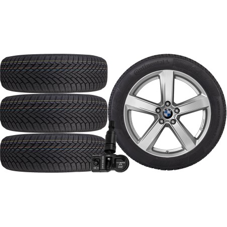 NOWE KOŁA ZIMA BMW 1 F40 F1H Continental 225/45R17+TPMS*13