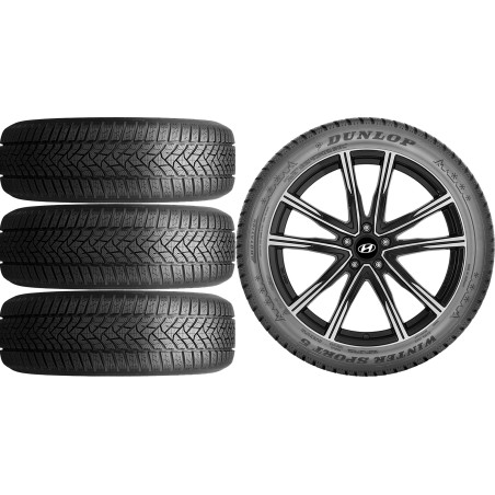NOWE KOŁA ZIMA HYUNDAI KONA SX2 Dunlop 215/55R18*1