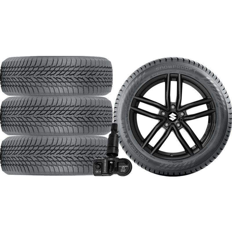 NOWE KOŁA ZIMA SUZUKI SX4 / S-Cross Nokian 215/55R17+TPMS*1 NOWE KOŁA ZIMA SUZUKI SX4 / S-Cross Nokian 215/55R17+TPMS*1