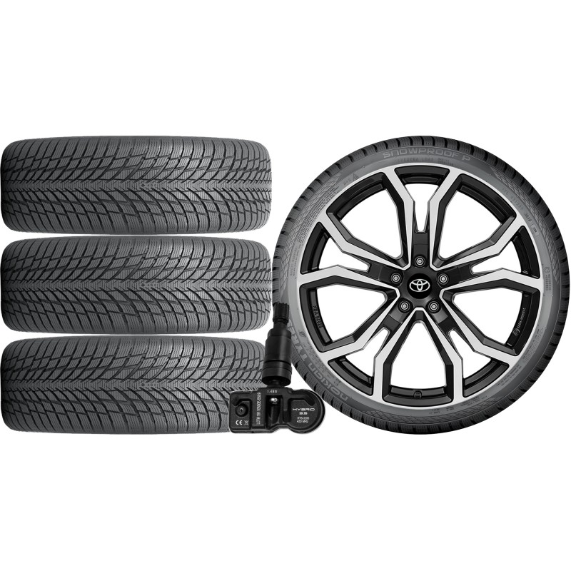 NOWE KOŁA ZIMA TOYOTA 2019.10 - Nokian 235/45R18+TPMS*9 NOWE KOŁA ZIMA TOYOTA 2019.10 - Nokian 235/45R18+TPMS*9