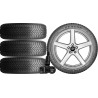 NOWE KOŁA ZIMA TOYOTA COROLLA XII 12 ZE1HE Dunlop 225/45R17+TPMS*5