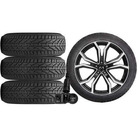 NOWE KOŁA ZIMA Mazda CX-60 Riken 235/55R19+TPMS*6