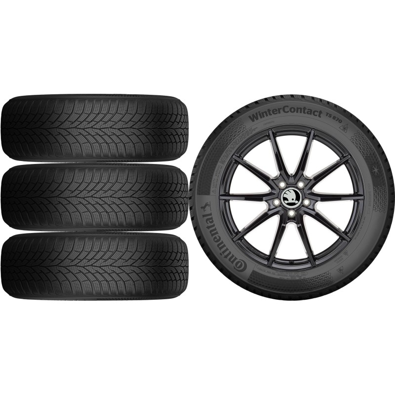 NOWE KOŁA ZIMA Skoda KodiaQ Continental 235/50R19*17 NOWE KOŁA ZIMA Skoda KodiaQ Continental 235/50R19*17