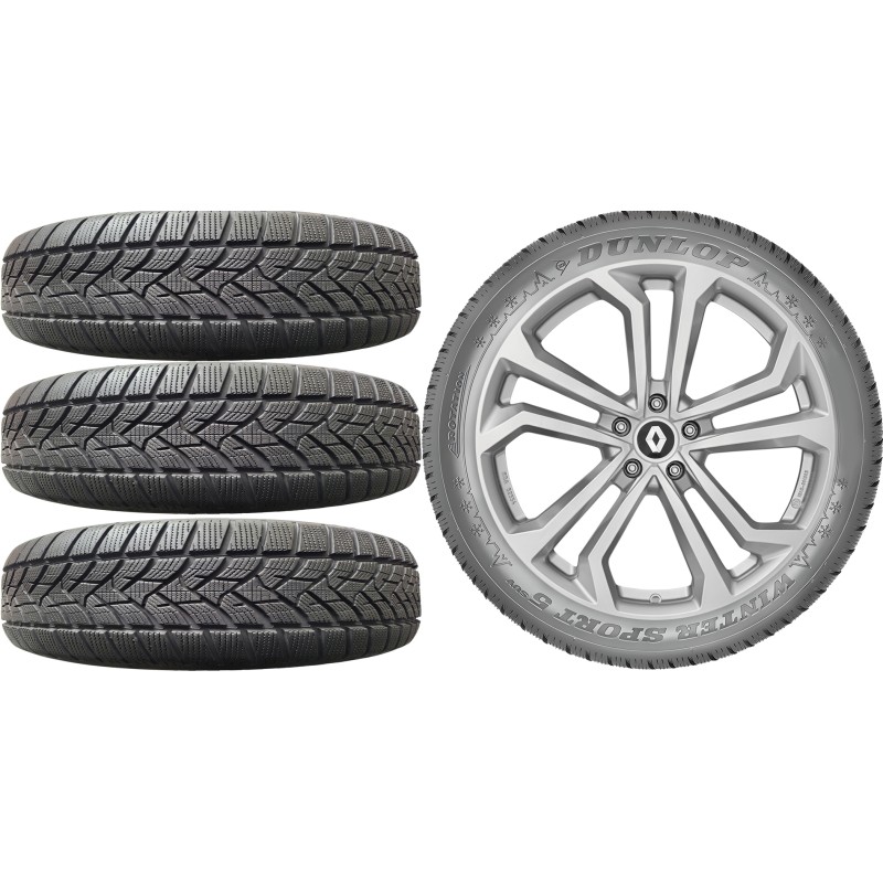 NOWE KOŁA ZIMA Renault Captur Dunlop 215/60R17*1 NOWE KOŁA ZIMA Renault Captur Dunlop 215/60R17*1