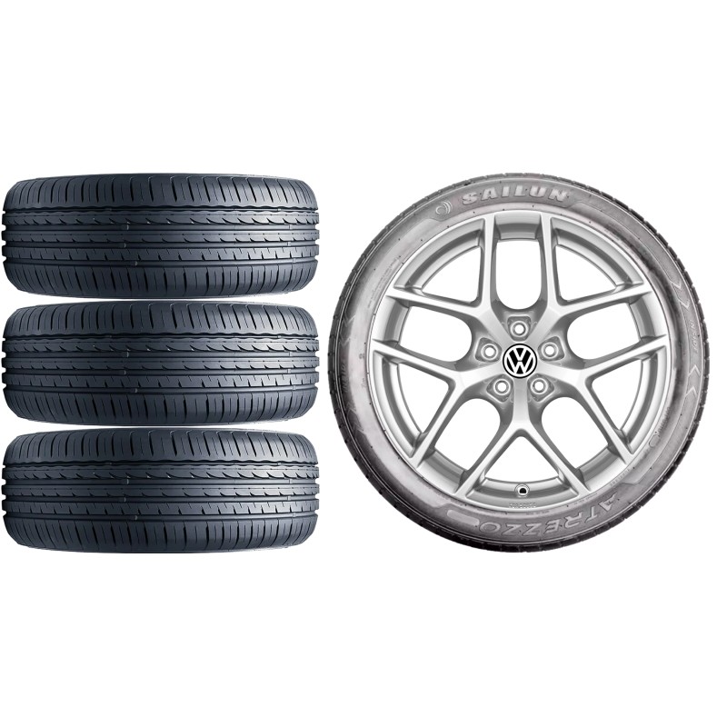 NOWE KOŁA LATO VW Passat B8, Touran 2, T-roc, Caddy 5 Sailun 215/55R17 NOWE KOŁA LATO VW Passat B8, Touran 2, T-roc, Caddy 5 Sailun 215/55R17