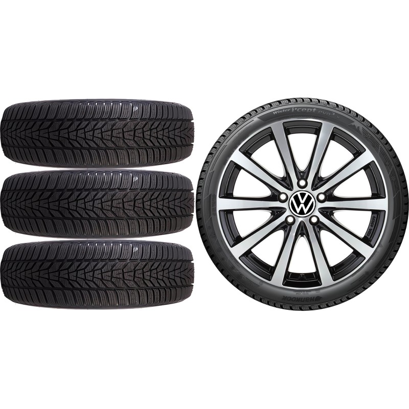NOWE KOŁA ZIMA VW Tiguan Allspace Hankook 215/65R17 NOWE KOŁA ZIMA VW Tiguan Allspace Hankook 215/65R17