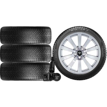 NOWE KOŁA ZIMA TOYOTA COROLLA XII 12 ZE1HE Pirelli 225/40R18+TPMS*8