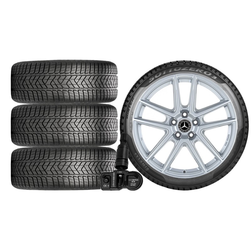 NOWE KOŁA ZIMA Mercedes E-Klasa W213 Pirelli 225/55R17+TPMS*13 NOWE KOŁA ZIMA Mercedes E-Klasa W213 Pirelli 225/55R17+TPMS*13