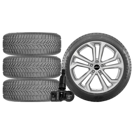 NOWE KOŁA ZIMA KIA Sportage (NQ5e) Goodyear 235/55R18+TPMS*7