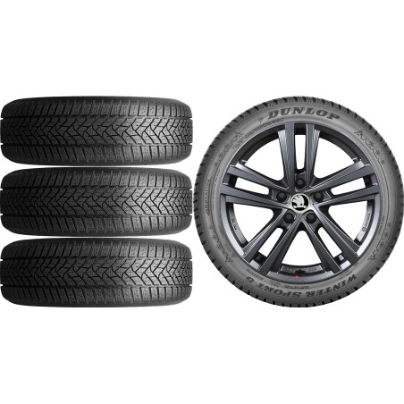 NOWE KOŁA ZIMA Skoda OCTAVIA 3 III 5E Dunlop 205/55R16*1