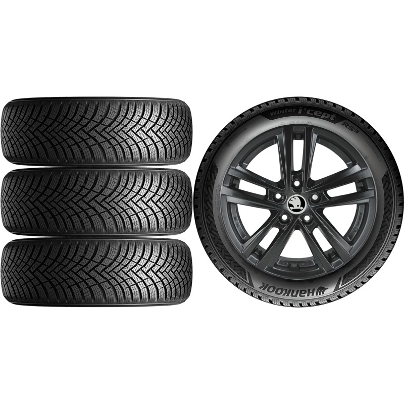 NOWE KOŁA ZIMA Skoda KAROQ Hankook 205/60R16 NOWE KOŁA ZIMA Skoda KAROQ Hankook 205/60R16