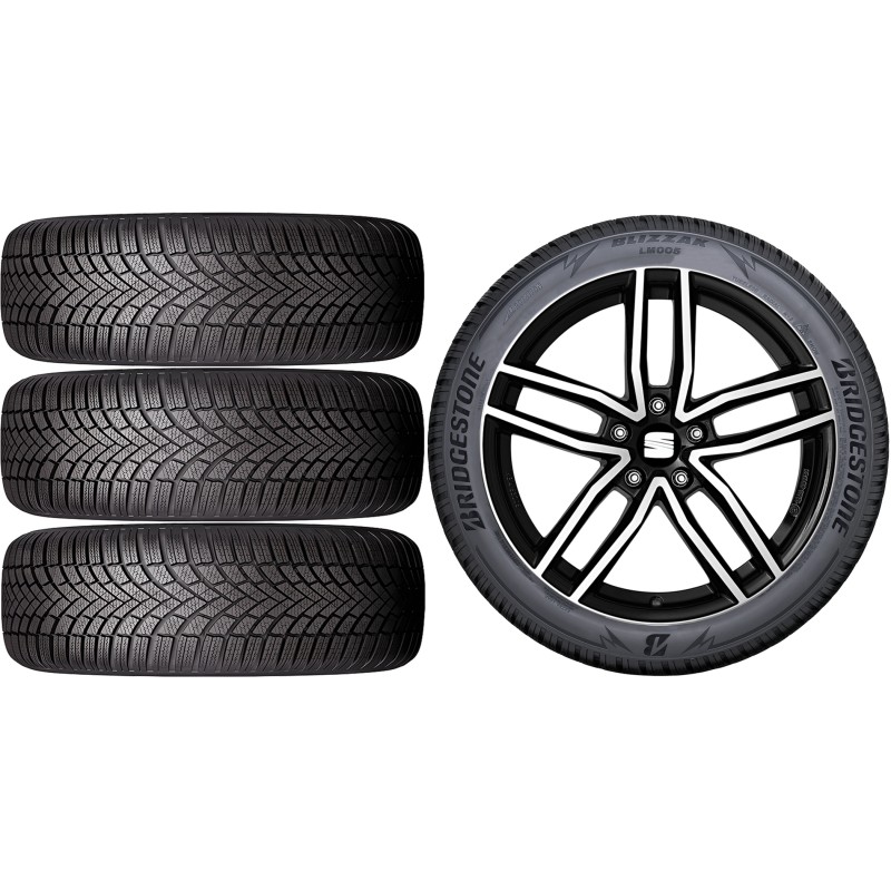 NOWE KOŁA ZIMA Seat Leon Bridgestone 225/45R17*10 NOWE KOŁA ZIMA Seat Leon Bridgestone 225/45R17*10