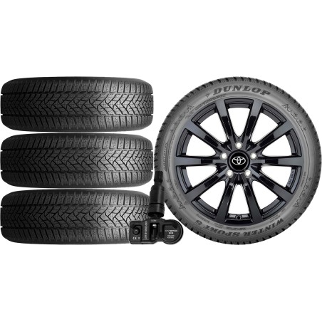 NOWE KOŁA ZIMA TOYOTA COROLLA Cross XG1TJ Dunlop 225/50R18+TPMS*9