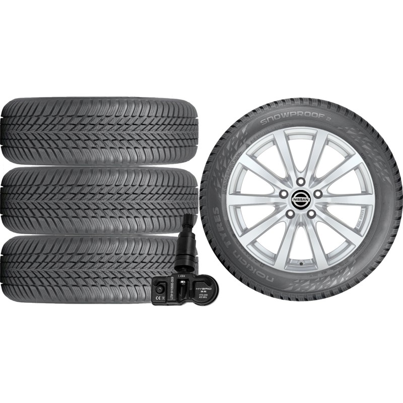 NOWE KOŁA ZIMA Nissan QASHQAI (J12) Nokian 215/65R17+TPMS*15 NOWE KOŁA ZIMA Nissan QASHQAI (J12) Nokian 215/65R17+TPMS*15