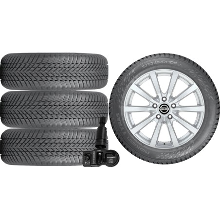 NOWE KOŁA ZIMA Nissan QASHQAI (J12) Nokian 215/65R17+TPMS*15