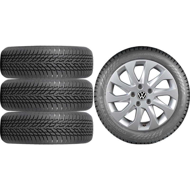 NOWE KOŁA ZIMA VW Golf 6 VI Nokian 205/55R16*3 NOWE KOŁA ZIMA VW Golf 6 VI Nokian 205/55R16*3