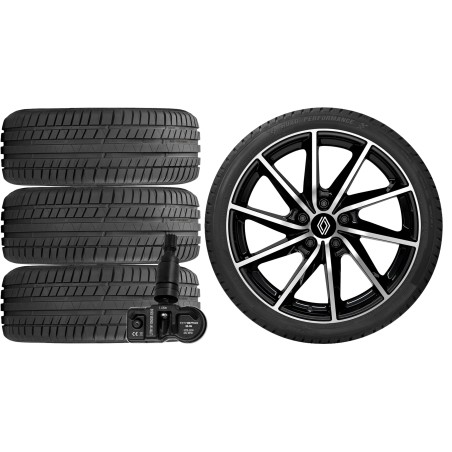 NOWE KOŁA LATO Renault Megane 4 IV RFB Riken 225/45R17+TPMS