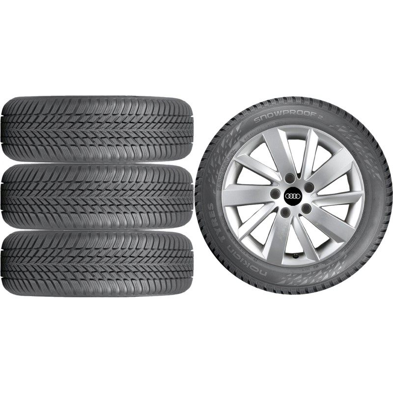 NOWE KOŁA ZIMA Audi A3 GY 8Y0 Nokian 205/55R16 NOWE KOŁA ZIMA Audi A3 GY 8Y0 Nokian 205/55R16
