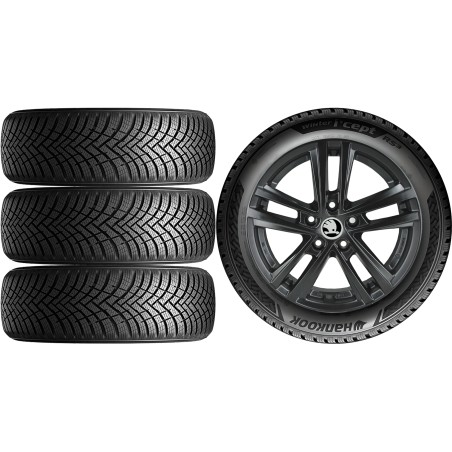 NOWE KOŁA ZIMA Skoda OCTAVIA 3 III 5E Hankook 205/55R16*2