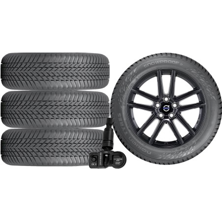 NOWE KOŁA ZIMA Volvo XC90 2 II GEN (L) Nokian 235/55R19+TPMS*15