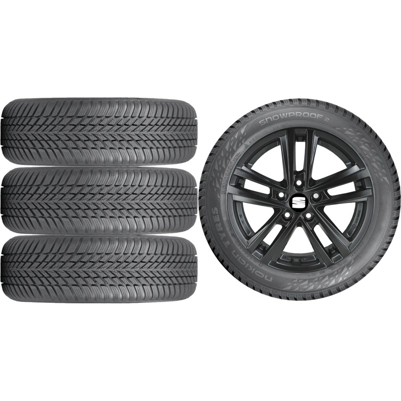 NOWE KOŁA ZIMA Seat ATECA Nokian 205/60R16 NOWE KOŁA ZIMA Seat ATECA Nokian 205/60R16