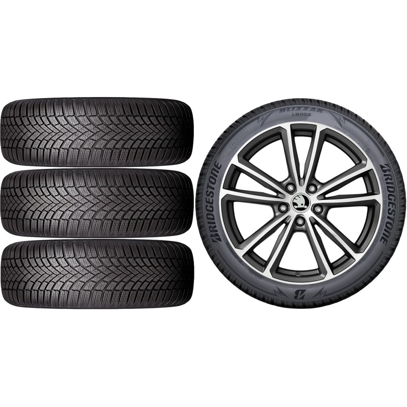 NOWE KOŁA ZIMA Skoda KodiaQ Bridgestone 215/65R17 NOWE KOŁA ZIMA Skoda KodiaQ Bridgestone 215/65R17