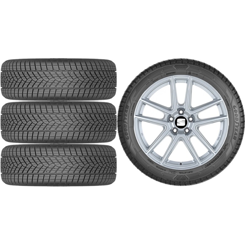 NOWE KOŁA ZIMA Seat Leon Goodyear 225/45R17*19 NOWE KOŁA ZIMA Seat Leon Goodyear 225/45R17*19