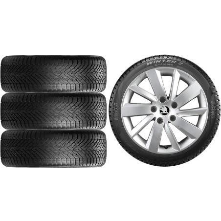 NOWE KOŁA ZIMA Skoda OCTAVIA 3 III 5E Pirelli 205/55R16*3