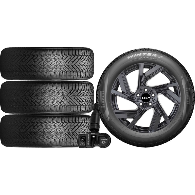 NOWE KOŁA ZIMA KIA SORENTO MQ4 Pirelli 235/60R18+TPMS*25 NOWE KOŁA ZIMA KIA SORENTO MQ4 Pirelli 235/60R18+TPMS*25