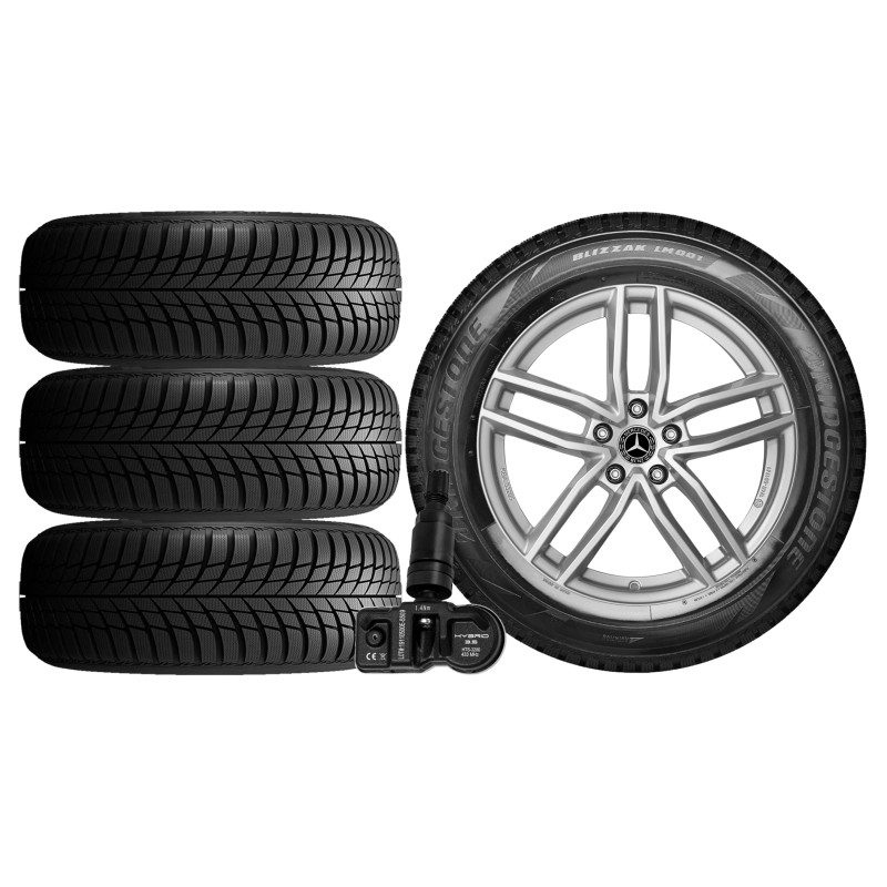 NOWE KOŁA ZIMA Mercedes CLA C118 F2CLA Bridgestone 225/45R18+TPMS*4 NOWE KOŁA ZIMA Mercedes CLA C118 F2CLA Bridgestone 225/45R18+TPMS*4