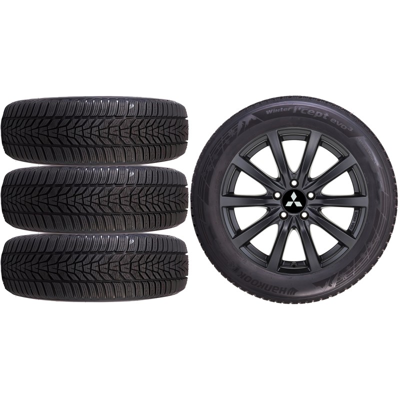 NOWE KOŁA ZIMA MITSUBISHI ASX RJB Hankook 215/60R17*4 NOWE KOŁA ZIMA MITSUBISHI ASX RJB Hankook 215/60R17*4