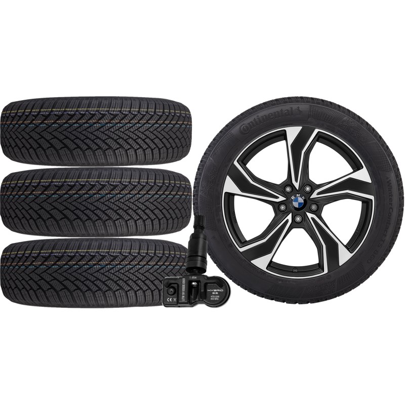 NOWE KOŁA ZIMA BMW 1 F40 F1H Continental 225/40R18+TPMS NOWE KOŁA ZIMA BMW 1 F40 F1H Continental 225/40R18+TPMS