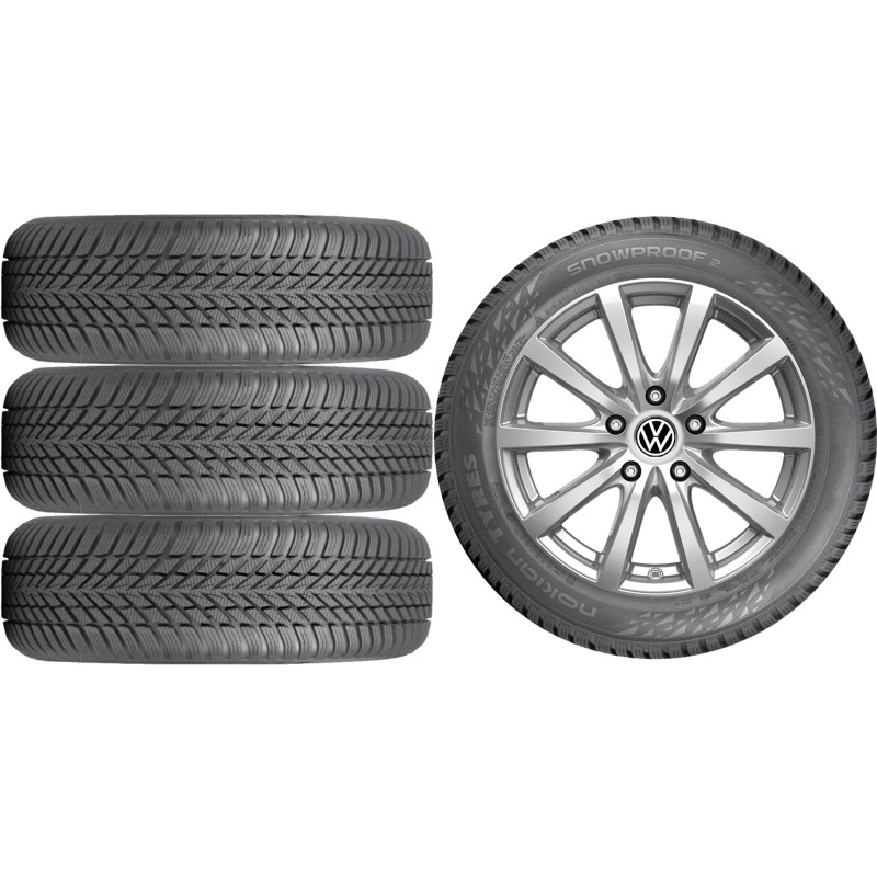 NOWE KOŁA ZIMA VW Tiguan Nokian 215/65R17 NOWE KOŁA ZIMA VW Tiguan Nokian 215/65R17