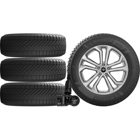 NOWE KOŁA ZIMA TOYOTA C-HR AX2T Michelin 225/55R18+TPMS*3