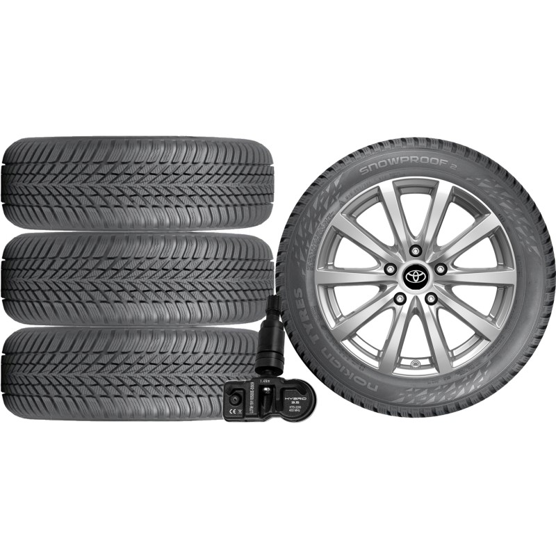 NOWE KOŁA ZIMA TOYOTA YARIS CROSS XPB1F(M) Nokian 215/55R17+TPMS NOWE KOŁA ZIMA TOYOTA YARIS CROSS XPB1F(M) Nokian 215/55R17+TPMS