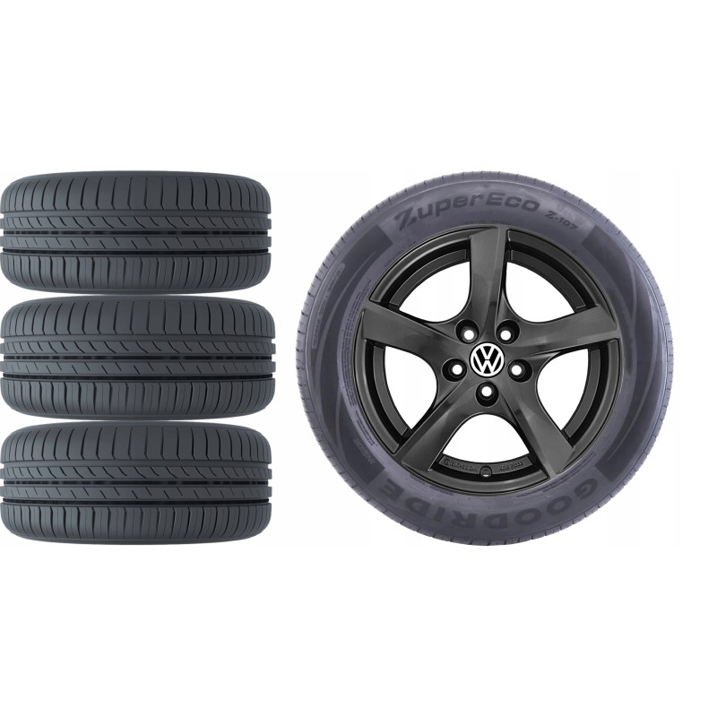 NOWE KOŁA LATO VW Polo 5 V 6R Goodride 185/60R15 NOWE KOŁA LATO VW Polo 5 V 6R Goodride 185/60R15