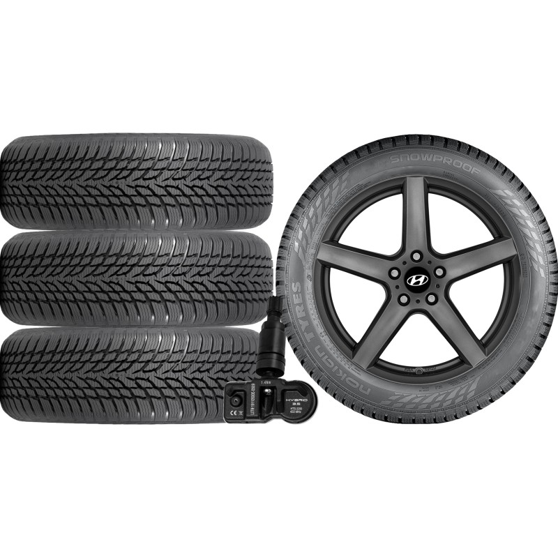 NOWE KOŁA ZIMA Hyundai i30 (PDE) Nokian 205/55R16+TPMS*17 NOWE KOŁA ZIMA Hyundai i30 (PDE) Nokian 205/55R16+TPMS*17