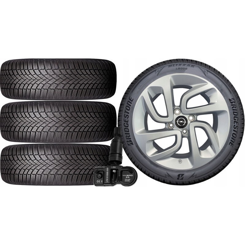 NOWE ORYGINALNE KOŁA ZIMA OPEL CROSSLAND CROSSLAND X BRIDGESTONE 195/60R16 NOWE ORYGINALNE KOŁA ZIMA OPEL CROSSLAND CROSSLAND X BRIDGESTONE 195/60R16