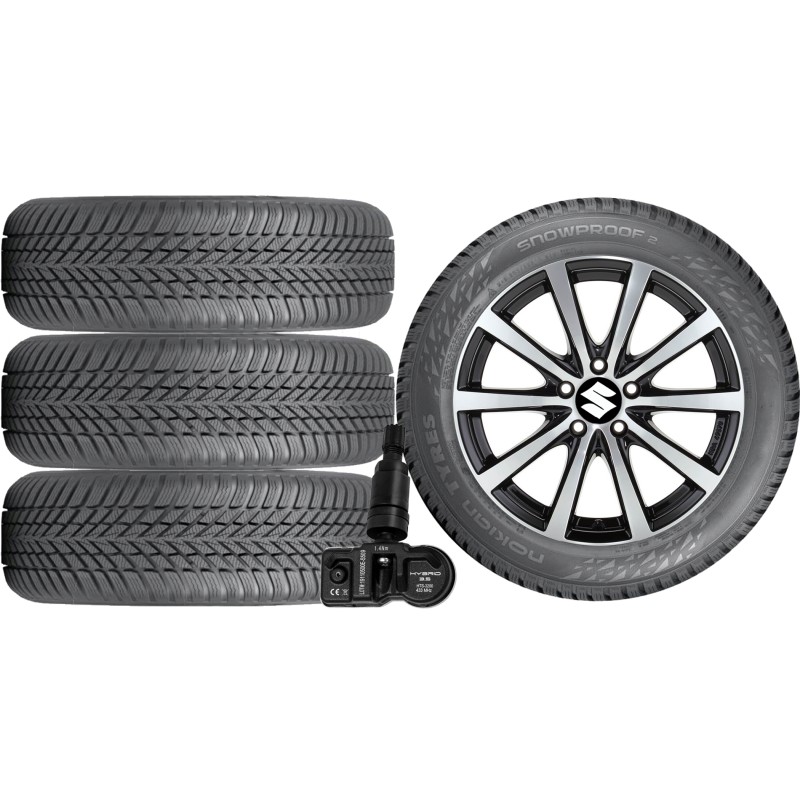 NOWE KOŁA ZIMA SUZUKI SX4 / S-Cross Nokian 215/55R17+TPMS*10 NOWE KOŁA ZIMA SUZUKI SX4 / S-Cross Nokian 215/55R17+TPMS*10