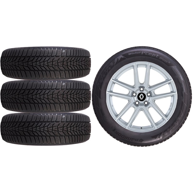 NOWE KOŁA ZIMA Renault Captur Hankook 215/60R17*8 NOWE KOŁA ZIMA Renault Captur Hankook 215/60R17*8
